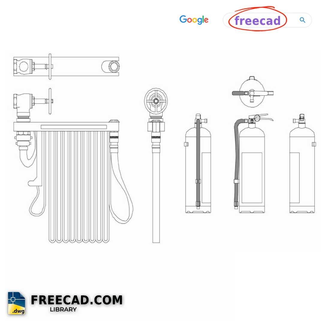 Drawing Fire Extinguisher Cad Block Download Hydrant Fire Extinguisher